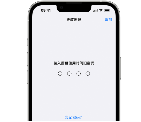 馆陶iPhone屏幕维修分享iPhone屏幕使用时间密码忘记了怎么办 