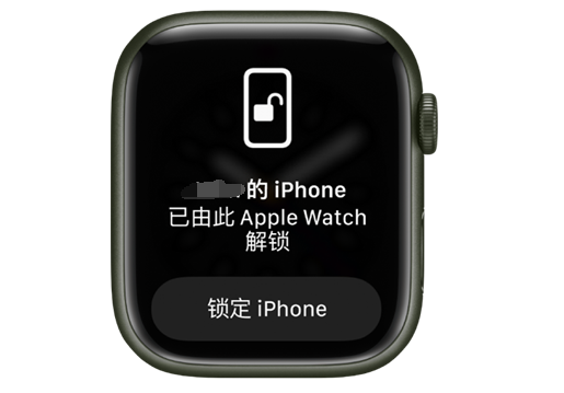 馆陶苹果手机维修分享用 AppleWatch 解锁配备面容 ID 的 iPhone方法 