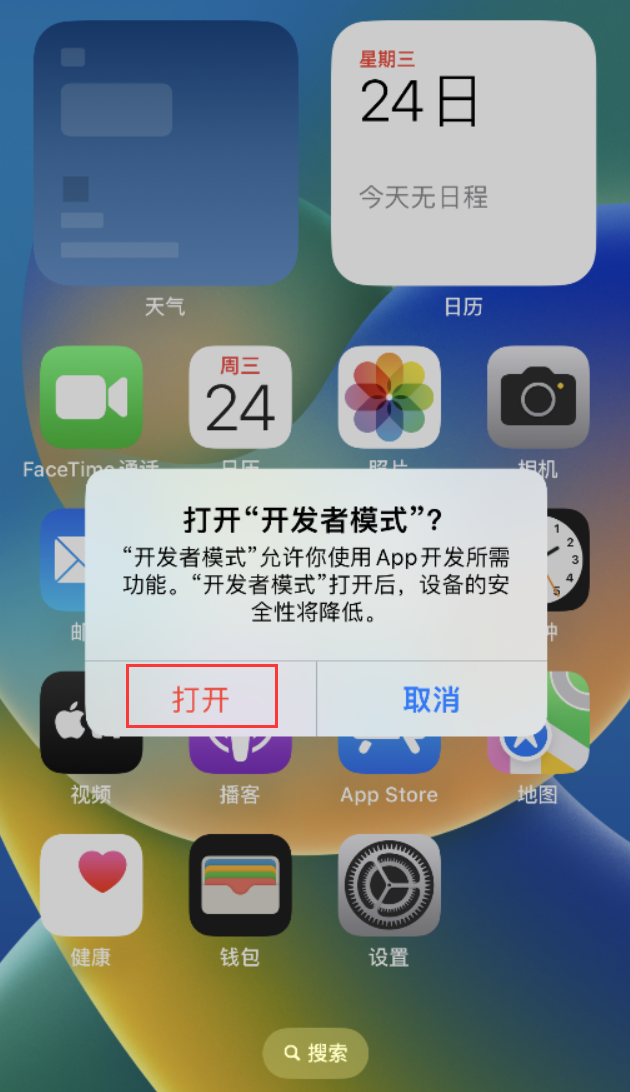 馆陶苹果手机维修分享如何打开开发者模式 