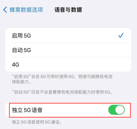 馆陶苹果14维修分享iPhone 14 Pro如何开启VoNR 