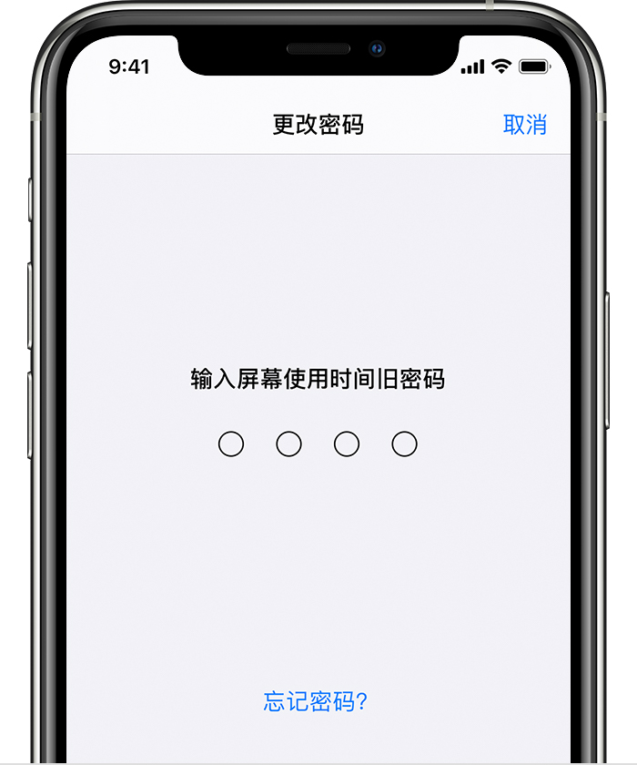 馆陶苹果手机维修分享iOS 14 忘记屏幕使用时间密码怎么办 